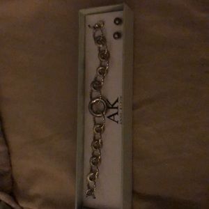 Anne Klein bracelet and earring set